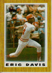 1987 Topps Mini Leaders Baseball Cards 004      Eric Davis